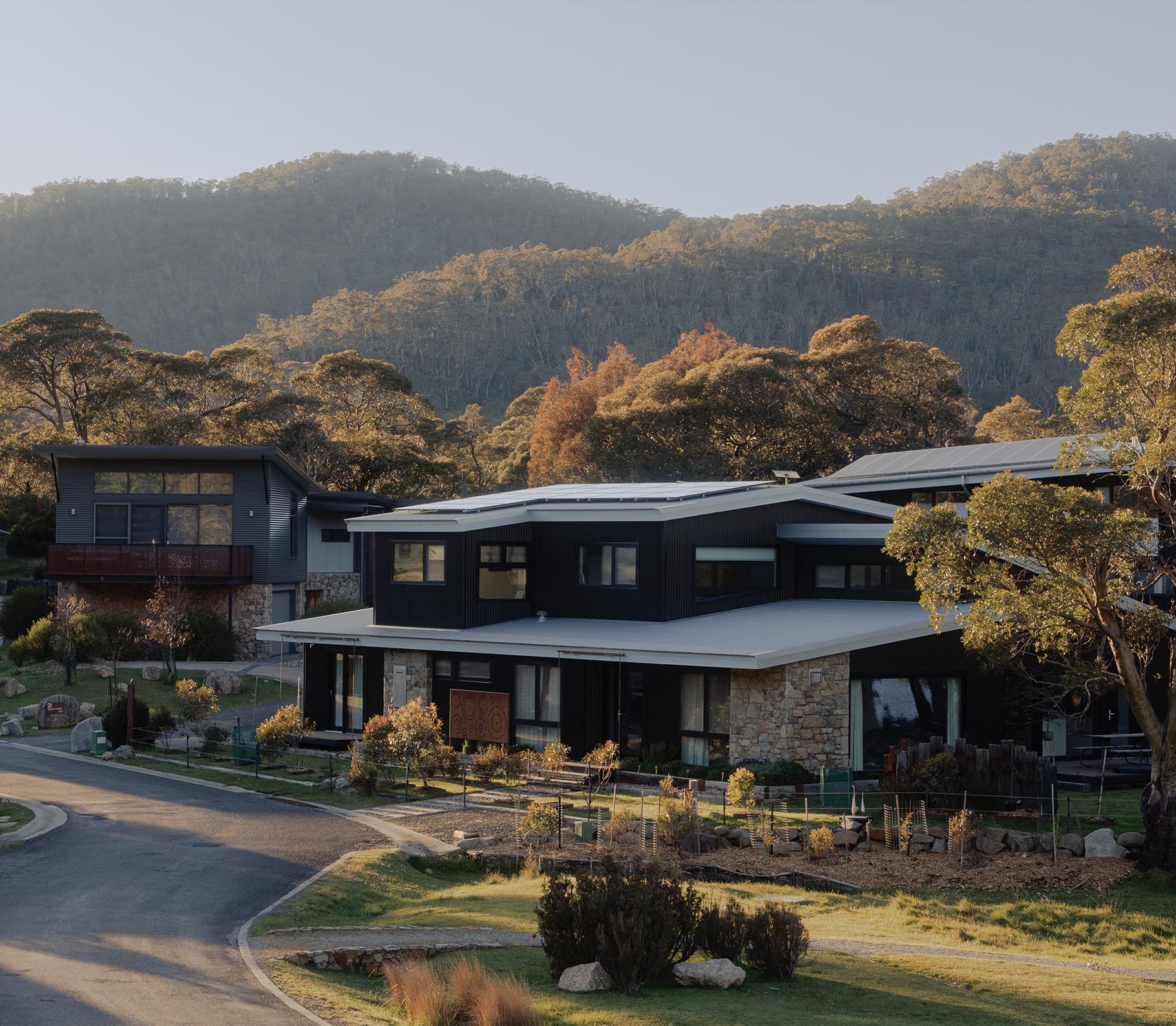 Stone Masonry Base - Lake Crackenback Resort